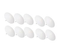 Kueohse 10 parasoles de papel para bodas, regalos de fiesta, sombrillas de bambú para centros de mesa de novia, accesorios de fotografía, 59,4 cm