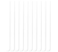 Kueohse 10 Piezas 6 Pulgadas Aguja de Abalorios Curvada Aguja Giratoria de Cuentas de Acero Inoxidable Aguja de Cuentas para Girar y Cuentas de Cadena