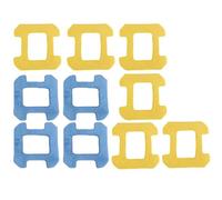 Kueohse 10 Piezas Almohadillas de Fregona para Frotar para 298, Accesorios de Robot de Limpieza de Ventanas, Trapo, Material de Microfibra, Limpieza en HúMedo + Seco