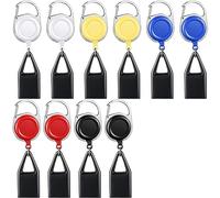 Kueohse 10 Piezas Clip RetráCtil para Encendedor con Soporte para Encendedor de con Clip Cubierta CláSica para Encendedor, Clip úNico