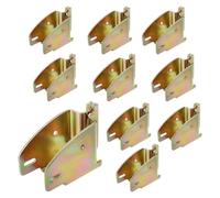 Kueohse 10 Piezas de Accesorios para Extremos de de Madera para Rieles e de 2 X 4 y 2 X 6. Agregue Barras de Bloqueo de Carga Extraíbles Al Área de Carga del Riel e.