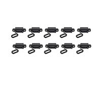Kueohse 10 Piezas Micro-USB Tipo C Impermeable Hembra USB C Puerto de Enchufe con Orificio de Tornillo Interfaz de Carga de AlimentacióN Conector USB