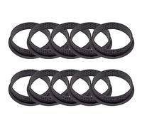 Kueohse 10 Piezas Molde de Pastel Mousse Tarta Anillo Forma Redonda Postre Tartas Herramienta de DecoracióN Cortador Perforado para Hornear Utensilios para Hornear DIY