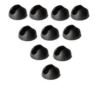 Kueohse 10 Piezas Patas Protectoras de Horquilla Pies de Metal para Mesa de Centro Patas para Patas de Mesa con Horquilla de 10-12Mm Suministros de Muebles para Bricolaje