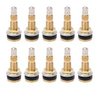 Kueohse 10 Piezas TR618A Vástagos de Válvula de Aire Líquido para Tractor, Abrazadera Sin Cámara en Vástago de Válvula de Neumático para Ruedas Agrícolas Industriales, Tractores