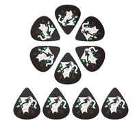 Kueohse 10 Púas de Guitarra con Sonido Original, Impresión A Doble Cara para Ukelele, Regalo para Amantes de la Música.