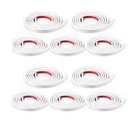 Kueohse 10 Rollos en Total de Inserciones de Rejilla para Ventana, Kit de Rejilla, Borde Autoadhesivo para Despegar y Pegar, Decoración de Ventana DIY Simulada, Color