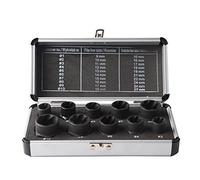 Kueohse 10 Uds Removedor Pernos de Tuerca DañAdos 9-19Mm Extractor de Herramientas de ExtraccióN Conjunto de Herramientas de Roscado Herramienta de ExtraccióN MecáNica de Garaje de Coche