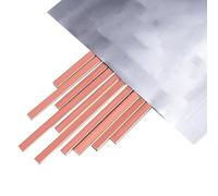 Kueohse 10 Varillas de Soldadura Fuerte de Cobre BCuP-5 de 10 Pulgadas, Planas y Autofundentes, para Sistemas de Climatización, Aire Acondicionado y Refrigeración.