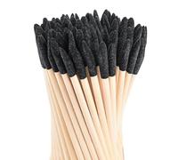 Kueohse 100 Palitos de Lija para Pulir Madera, para Modelismo, Hobby, Lijado, Cerillas, Ramitas para Lijar y Detalles Finos.