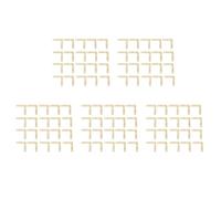 Kueohse 100 Piezas 51Mm Esquina Soporte de ÁNgulo Recto de 90º Soporte de ReparacióN Placa de FijacióN