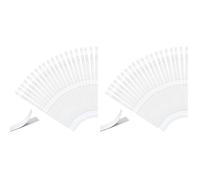 Kueohse 100 Tiras Adhesivas Térmicas con Respaldo de para Encuadernación de Libros con Capacidad para 80-110 Hojas, Cinta de Reparación de Libros de 12 Mm