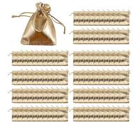 Kueohse 100 Unids Papel de Bolsa de Organza Bolsas de Regalo de Dulces DecoracióN Navideña Bolsa de Favor de Fiesta de Boda Bolsas de Embalaje de Regalo Bolsa con CordóN 7X9Cm