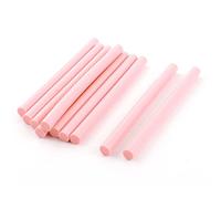 Kueohse 10Pcs Palillos Adhesivos De Pegamento De Fusión En Caliente De 100 Mm X 7 Mm Para Pegamento En Caliente Pistola De Color Rosa
