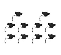 Kueohse 10Pcs Sensor de Flujo de Agua DN25 DC3.5-24V 1 Pulgada 2-100L / Min Medidor de Flujo Hall Bomba de Calentador de Agua Medidor de Flujo Contador del Interruptor