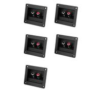 Kueohse 10pzs Conector de Caja del Altavoz Empuje Tipo del Resorte Conector Terminal de Encuadernacion