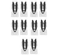 Kueohse 10pzs Conector de Muebles Seccional Cama SofaBroche de Union Estilo de Cocodrilo