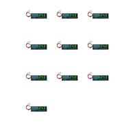 Kueohse 10X 18650 Li-Ion Lipo Lithium Test 7-55V Indicador de de Batería de Ácido Probador Módulo Medidor de Pantalla LED Medidor de Capacidad de Voltaje, B