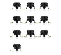 Kueohse 10X Accesorios de Bolsa IBC para Tanque de Bolsa de 275 330 Galones, Accesorios de Bloqueo de Leva de 2Pulgadas, para Adaptador de Bolsa IBC de Rosca Macho de Jardín de 3/4Pulgadas