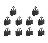 Kueohse 10X Bolsa Aislante Portátil para Almuerzo, Bolsa Refrigeradora, Bolsa para Entrega de Cerveza, Bolsa Térmica Plegable para Picnic, Bolsa para Mantener Calientes los Alimentos Fríos