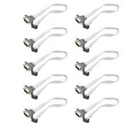 Kueohse 10X DB9 RS232 una 10 Pines Adaptador del Conector del Cable de Cinta