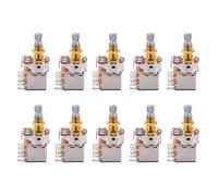 Kueohse 10X Guitar Pots 500K Short Split Eje Audio Taper Push/Pull Potenciómetro