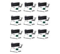 Kueohse 10X Piezoeléctrica Ecualizador de 4 Bandas para EQ-7545R Preamplificador Preamplificador de Guitarra Acústica Sintonizador de Amplificador