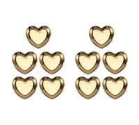 Kueohse 10X Placa en Forma de Corazón Bandeja de Servicio Bandeja de Metal Almacenamiento Organizar Bandeja de Frutas Hogar