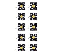 Kueohse 10X Radiador de Enfriamiento de Disipador TéRmico de Ventilador de 3 Pines de 90 mm y 25 mm para Computadora PC CPU 12V