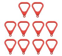 Kueohse 10X Trapeze Ring Swing Set Play Set Playground Trapeze Bar Jungle Gym Monkey Bar Ring Anillo Trapezoidal Grande