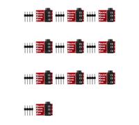 Kueohse 10X TRRS 3.5Mm Jack Breakout Board Auriculares Video Audio MP3 Módulo de Conector Profesional