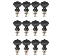 Kueohse 12 Clavijas de Afinacion Pin para Ukulele y Distintos Instrumentos - Negro