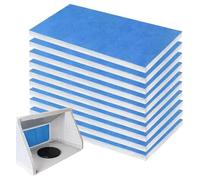 Kueohse 12 Filtros para Cabina de Pintura, Filtro para Cabina de Pintura, Filtros de Escape para Cabina de Pintura para Reemplazar la Pintura de Cabinas de Pintura con Aerógrafo