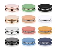 Kueohse 12 Magnéticos para Hijab, Fuertes Imanes para Hijab, Magnético Colorido para Bufanda, Broche Sin Alfileres, Botones para Hijab