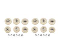 Kueohse 12 Piezas 47.5x13mm 41.5x11mm Engranaje Planetario Oblicuo 35 Engranajes Helicoidales de 31 Dientes con Rodamientos de 7,94 mm para Pieza de Motor de Cubo de Bicicleta Eléctrica