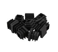 Kueohse 12 Piezas de 15 Mm X 15 Mm, Tapas Cuadradas de PláStico, Insertos de Tubos de Tubo, en