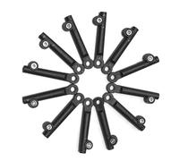 Kueohse 12 Piezas de Guardabarros de Bicicleta, Soporte de Manguito de Extensión para Guardabarros de 20/24/26 Pulgadas para Guardabarros de Bicicleta, Vástago de Conexión de Varilla