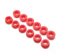 Kueohse 12 Piezas/Lote Kit de Camber Trasero de Brazo de Control Inferior Bujes de Repuesto EP-CA0111 para 88-05 Ek Eg Es Rojo