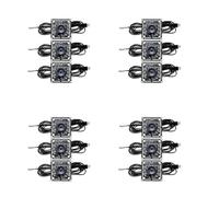 Kueohse 12 Piezas Módulo de Cámara de 100 Grados 1MP OV9732 1280x720 Enfoque Manual del Controlador Libre USB, con Cable de 2 Metros para WinXP/7/8/10