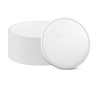 Kueohse 12 Posavasos Redondos de Sublimación Posavasos de Sublimación de 4 Pulgadas Posavasos de Transferencia de Redondos Antideslizantes en para