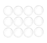 Kueohse 12 Protectores de Pared para Topes de Puerta, Protector de Pared Transparente para Pomo de Puerta de 2 Pulgadas para la Superficie de la Pared