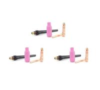 Kueohse 12 Uds. para WP26 WP17 WP18 ArgóN TIG Soplete de Soldadura Consumibles de Tungsteno Punta de Pinza Tapa de Copa de Boquilla de AlúMina