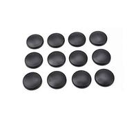 Kueohse 12 Unids Recorte Pegatinas Cubierta Interior Del Coche Anti-Rust Cap Door Lock Protector, Negro