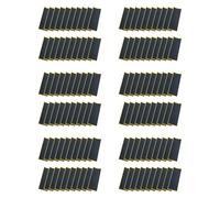 Kueohse 120 Piezas/Lote Etiquetas Engomadas de Cinta Sin Cortar de Cubierta de DiapasóN Negro Etiquetas Engomadas de Cinta de Agarre de Espuma Negra de 38Mm X 110Mm