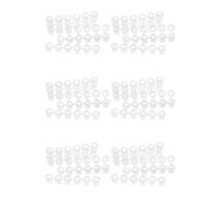 Kueohse 120 Tiras 720 Macetas 5Ml 6 Tazas Mini de Pintura Vacío Tiras de Vaina Tiras de Pintura Artes y Manualidades Recipientes de Almacenamiento de Plástico
