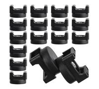Kueohse 15 Clips Magnéticos para Cables, Base de Montaje para Bridas, Soporte Magnético para Cables, Base Multiusos para la Gestión de Bridas.