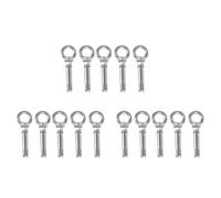 Kueohse 15 Piezas M8 X 60Mm Perno de ExpansióN Perno de Anclaje 304 Anillo de Acero Inoxidable Levantamiento Perno de Ojo Perno de ExpansióN Perno de Ojo