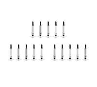 Kueohse 15 Piezas Universal Stylus Pen Disco Transparente Pantalla Capacitiva LáPiz TáCtil Punta de Repuesto Dibujo Escritura Nib Cabezal de LáPiz