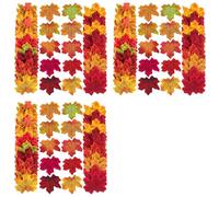 Kueohse 1500 Hojas de Arce de Seda Artificial, Hojas de Otoño, Bricolaje, Álbum de Recortes Hecho A Mano, Decoración de Boda de Otoño