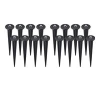 Kueohse 16 Luces de Inundación con Estaca para Exteriores, Luces de Inundación para Suelo, Luces de Inundación para Jardín y Exteriores.